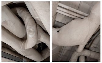 Joachim Brohm, L. Mies van der Rohe, Neue Nationalgalerie Berlin während der Sanierung durch David Chipperfield Architekten (BRO0648/0637), 2020