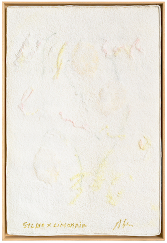 Pier Paolo Calzolari, o. T.  (aus der Serie "Muitos estudos para uma casa de limão"), 2018, &copy; The artist Pier Paolo Calzolari
