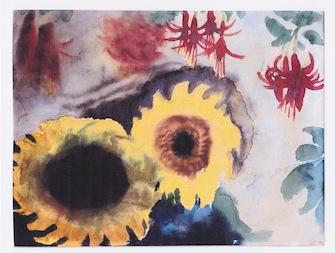 Emil Nolde, Sonnenblumen und Fuchsien, c. 1930/1935