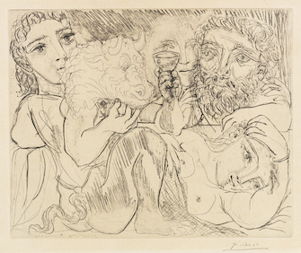 Pablo Picasso, Marie-Thérèse rêvant de métamorphoses, 1933