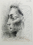 Pablo Picasso, Portrait de Jacqueline, 1956