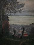 Felix Vallotton, Vue d'Honfleur, le soir (View over Honfleur in the evening), 1912
